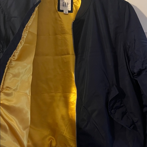 GAP Womens Navy Blue Bomber Jacket - Picture 4 of 4